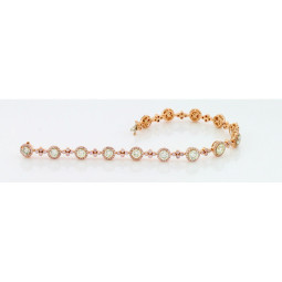 A 18K Rose Gold Bracelet Set