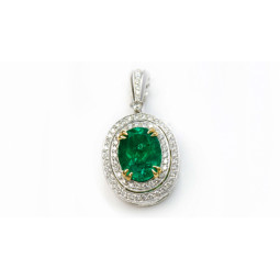 Colombian Emerald Pendant