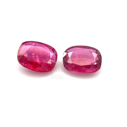 1.75-CT OV Ruby Matched Pair