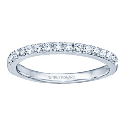 Rm1315-14k White Gold Princess Cut Halo Diamond Engagement Ring