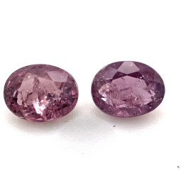 1.73-CT Oval Sapphire Matched Pair
