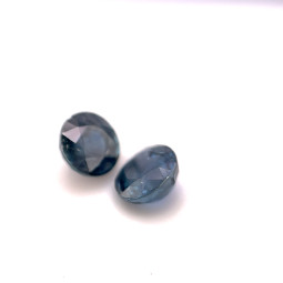 2.47-CT Round Sapphire Matched Pair