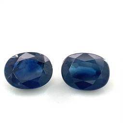 3.18-CT Oval Sapphire Matched Pair