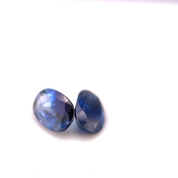 1.85-CT Oval Sapphire Matched Pair