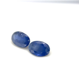 1.87-CT Oval Sapphire Matched Pair