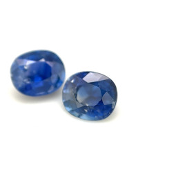 2.21-CT Oval Sapphire Matched Pair