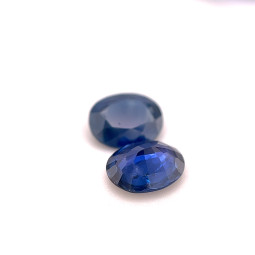 2.59-CT Oval Sapphire Matched Pair