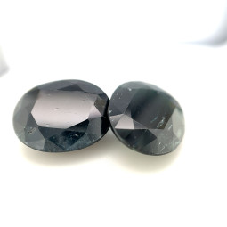 25.68-CT Oval Sapphire Matched Pair