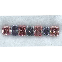 0.72ctw Set of Blue and Pink Diamonds
