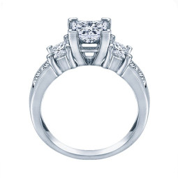 Rm500-14k White Gold Engagement Ring From Nostalgic Collection