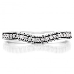 Rm1271-14k White Gold Princess Cut Halo Diamond Engagement Ring
