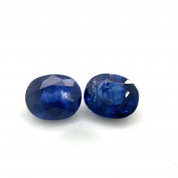 1.53-CT Oval Sapphire Matched Pair