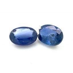 2.17-CT Oval Sapphire Matched Pair