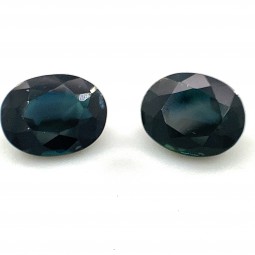 3.27-CT Oval Sapphire Matched Pair