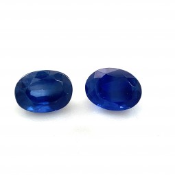 1.59-CT Oval Sapphire Matched Pair