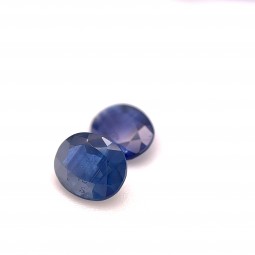 2.09-CT Oval Sapphire Matched Pair