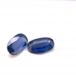 2.25-CT Oval Sapphire Matched Pair
