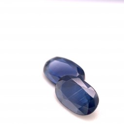 2.82-CT Oval Sapphire Matched Pair