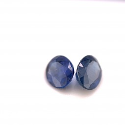 2.84-CT Oval Sapphire Matched Pair