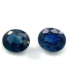 3.49-CT Oval Sapphire Matched Pair