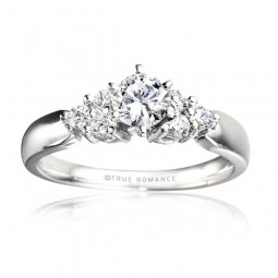 Me278-14k White Gold Engagement Ring From Nostalgic Collection