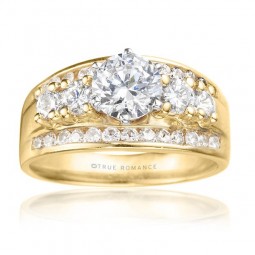Rm429-14k White Gold Engagement Ring From Nostalgic Collection