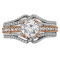 Round Cut Halo Diamond Vintage Engagement Ring