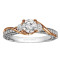 Round Cut Diamond Vintage Style Engagement Ring