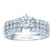 Rm1135-14k White Gold Classic Engagement Ring