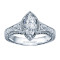 Rm1316m-14k White Gold Vintage Engagement Ring