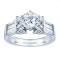 Rm509-14k White Gold Classic Engagement Ring