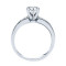 Rm946-14k White Gold Classic Engagement Ring