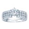 Rm1135-14k White Gold Classic Engagement Ring